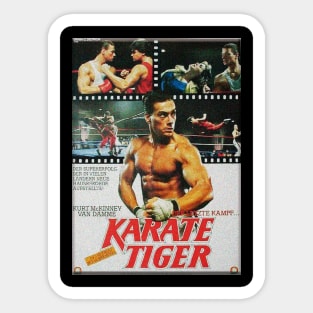 VAN DAMME KARATE TIGER Sticker